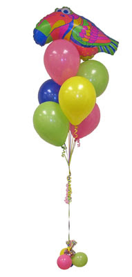  zmir ieki iek siparii vermek  Sevdiklerinize 17 adet uan balon demeti yollayin.