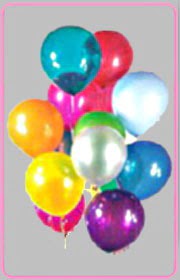  zmir ieki yurtii ve yurtd iek siparii  15 adet karisik renkte balonlar uan balon